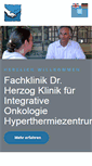 Mobile Screenshot of fachklinikdrherzog.de